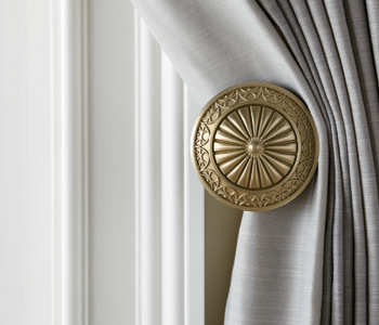 Kirsch Medallions for custom made curtains and drapes