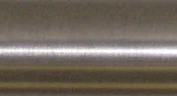 House Parts Clear Glass Drapery Pole Set  28-48" Color Option Platinum