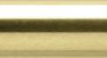 Gould NY End Cap 1" 16 Foot Smooth Complete Drapery Rod Set Color Option Satin Brass