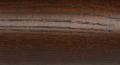 Select 12 Foot Smooth 2 1/4" Wood Drapery Pole Color Option American Walnut