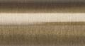 Belmont Tapa End Cap 4 Foot 1 3/16" Smooth Complete Drapery Rod Set Color Option Antique Brass
