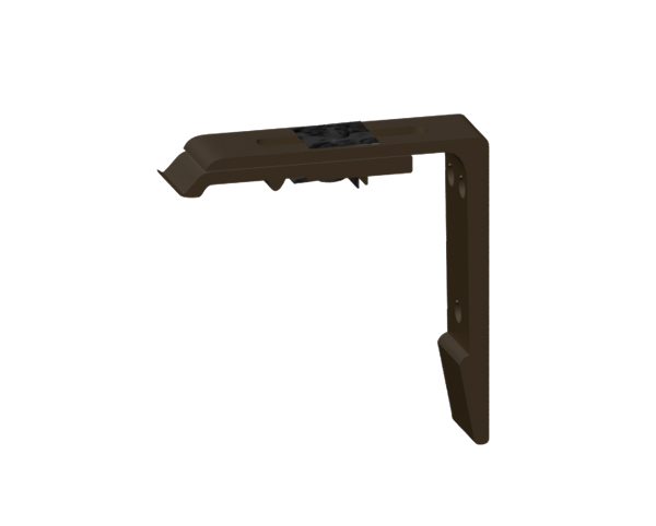 Select 3" - 4" Return Wall Bracket With Mounting Clip