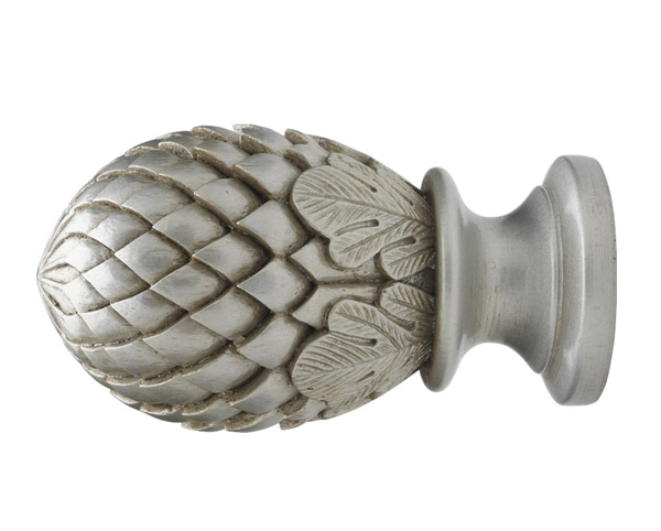 Select Pinecone Finial For 2 1/4" Wood Drapery Rods
