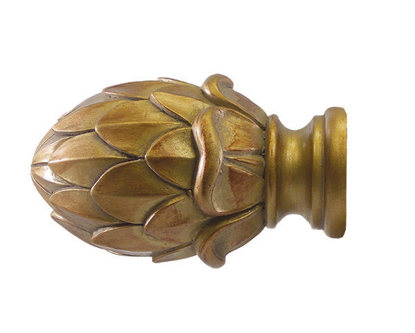 House Parts Andrews Finial For 1 3/8" Wood Drapery Rods