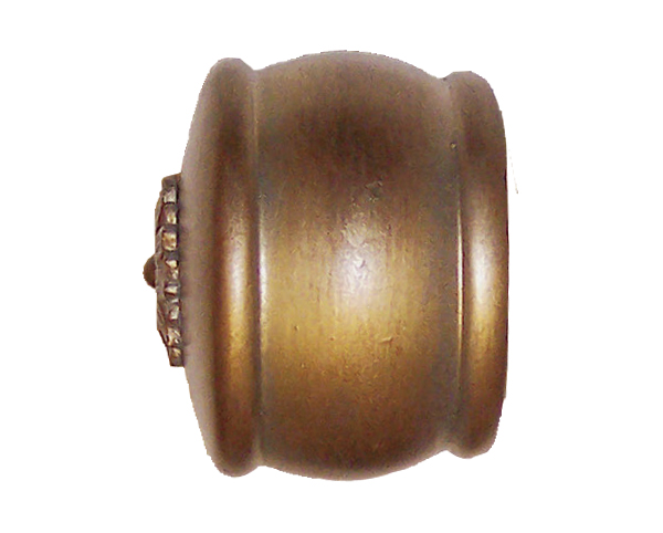 House Parts Emma Finial For 1 3/8" Wood Drapery Rods