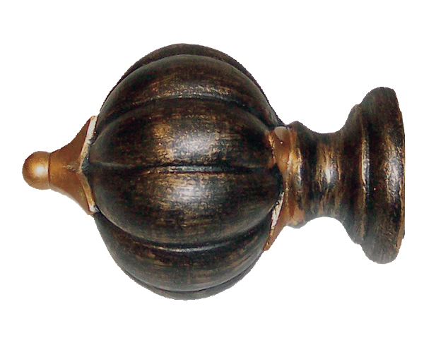 House Parts Sophia Finial For 1 3/8" Wood Drapery Rods