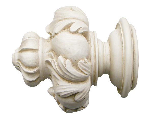 House Parts Royal Crown Finial For 2" Drapery Rods