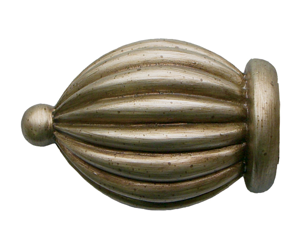 House Parts Avalon Finial For 2" Drapery Rods