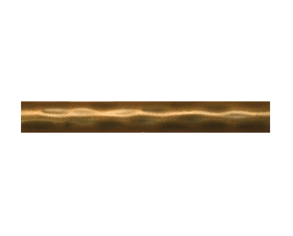 Orion 4 Foot 1/2" Diameter Solid Round Hammered Drapery Rod