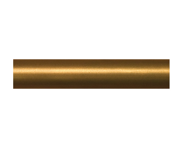 Orion 12 Foot 5/8" Diameter Round Hollow Drapery Rod (2 Sections With Connector)