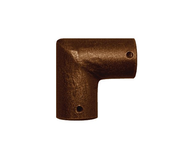 Orion  90 Degree Fixed Elbow For Solid Round Rods (5/8" Iron Art Rods)