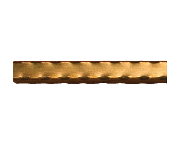 Orion 4 Foot 3/4" Diameter Square Hammered Hollow Drapery Rod