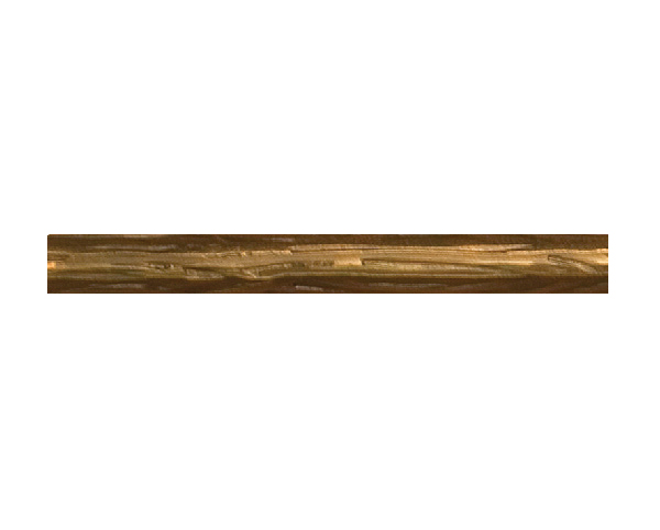 Orion 12 Foot 3/4" Diameter Wood Grain Solid Drapery Rod (2 Sections With Connector)