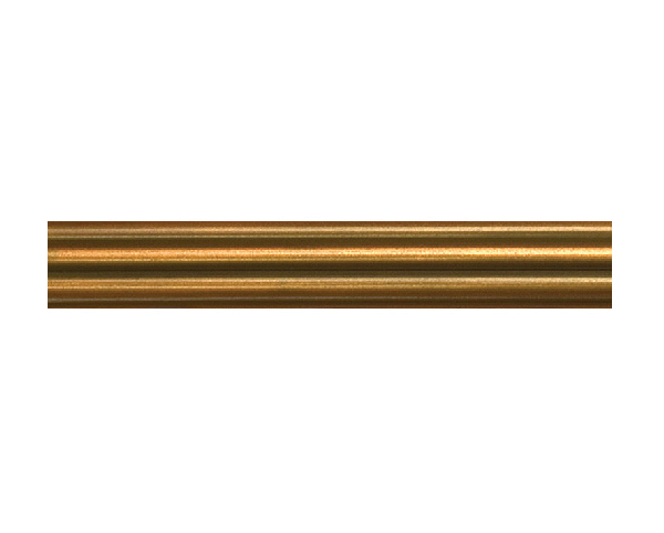 Orion 12 Foot 1 1/4" Diameter Fluted Drapery Rod (2 Sections With Connector)