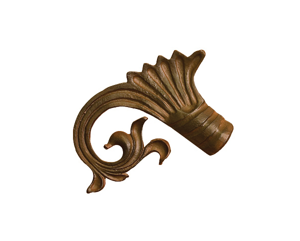 Orion Finial 419-PR For 2" Iron Art Rods
