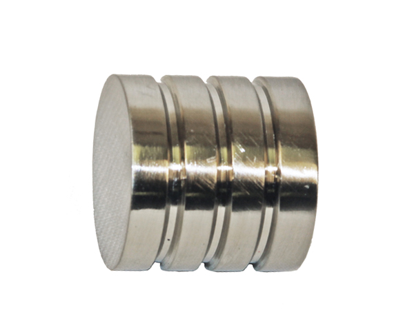 TMS Menagerie Ribbed End Cap For 1 1/8" Metal Drapery Rods