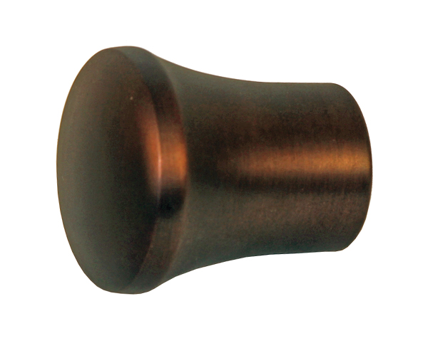 TMS Menagerie Rounded Finial For 1 1/8" Metal Drapery Rods