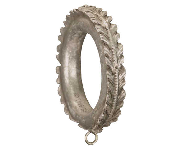 TMS Menagerie Acanthus Ring For 2" Wood Drapery Rods