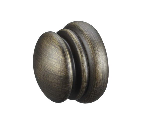 TMS Menagerie Gramercy End Cap For 2" Wood Drapery Rods