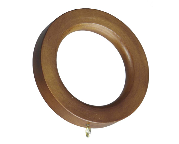 TMS Menagerie Flat Edge Rings For 2" Wood Drapery Rods