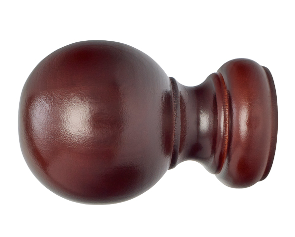Kirsch Wood Ball Finial For 1 3/8" Wood Drapery Rods