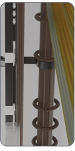 Combination curtain rod with traverse rod and drapery pole
