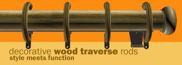 Wood Curtain Rods