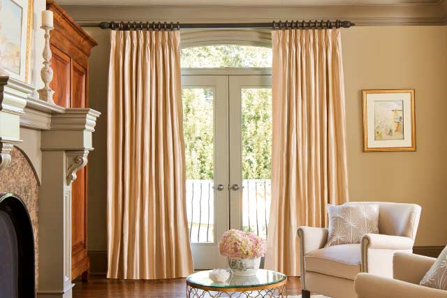 Great Curtain Rod Options For Patio Doors Designer Dry Hardware - Patio Door Curtain Rods Without Center Bracket