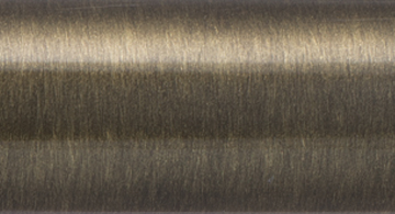 Forest Group 5 7/8" Return Double Cylinder Bracket For 1 3/16" Metal Drapery Rods Color Option Bronze Brilliant