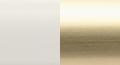 Graber 84-120" 7/16" Tradition Cafe Rod Color Option White Rod Brass Finial