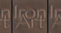 Orion Square Ring For 1" Iron Art Rods Color Option Rusty