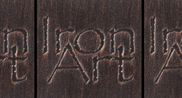 Orion 6" Return Bracket For 1/2" Iron Art Rods Color Option Sugar Maple
