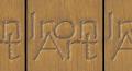 Orion Square Ring For 1 1/4" Iron Art Rods Color Option Golden Oak