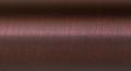 TMS Menagerie Ribbed End Cap 8 Foot 1 1/8" Smooth Complete Drapery Rod Set Color Option Bronze