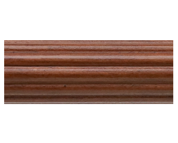 WALNUT COLOR Details about   2 INCH DIAMETER DRAPERY WOOD FLUTED CURTAIN ROD 8 FT 