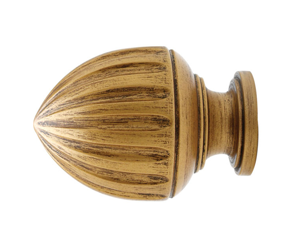 Select Acorn Finial For 1 3/8" Wood Drapery Rods