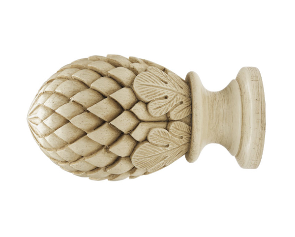 Select Pinecone Finial For 1 3/8" Wood Drapery Rods