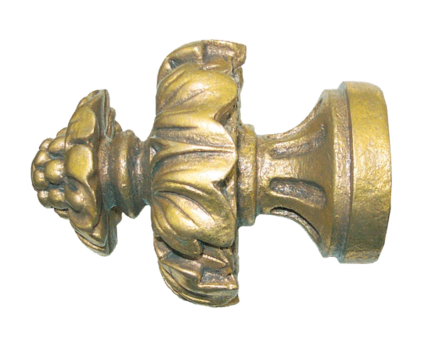 House Parts Fancy Finial For 1 3/8" Wood Drapery Rods