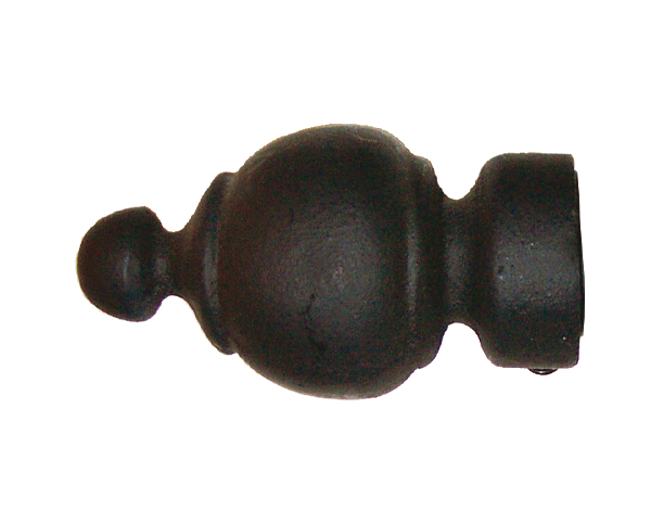 House Parts Simplicity Finial For 1" Wrought Iron Drapery Rods