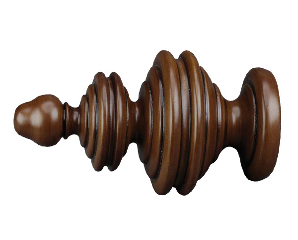 TMS Menagerie Tribeca Finial For 1 3/8" Wood Drapery Rods