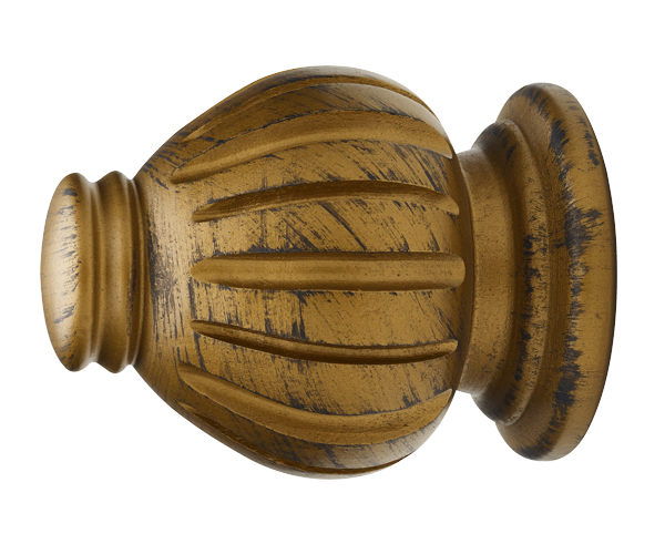 Belmont Aladin Finial For 2" Wood Drapery Rods