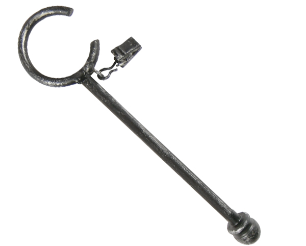 Kirsch 36" Baton With Bypass C-Ring For Kirsch 1 3/8" Wrought Iron Style Drapery Rods