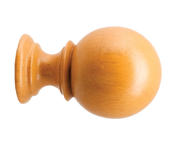 Gould NY Ball Finial 1 3/8" 6 Foot Smooth Complete Drapery Rod Set